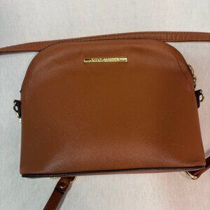Steve Madden Brown Crossbody Purse Faux Leather Shoulder Bag Casual Fall